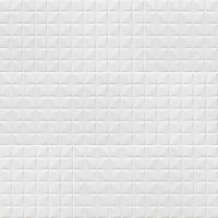 Dymo Chex White 12" x 36" Glossy Mosaic Tile