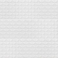 Dymo Chex White 12" x 24" Glossy Mosaic Tile
