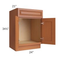 Lexington Cinnamon Glaze 24" Vanity Sink Base Cabinet