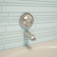 Cristezza Club Glass Tile in Baby Blue - 9.5" x 10.5"