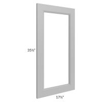 Union Grey 18x36 Clear Glass Door (Cabinet Sold Separately)