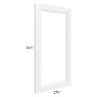 Salem White 18x36 Clear Glass Door (Cabinet Sold Separately)