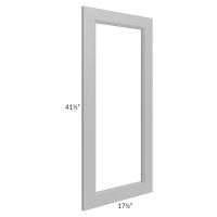 Union Grey 18x42 Clear Glass Door (Cabinet Sold Separately)