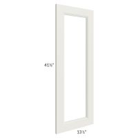 Tuscan Almond Glaze Clear Glass Door for a 27x42 Diagonal Corner Wall Cabinet (Cabinet Sold Separately)