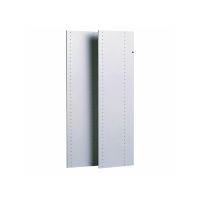 Vertical 48 Inch Panels for Added Closet Organization and Storage Solutions Compatible with Easy Track Closet Systems