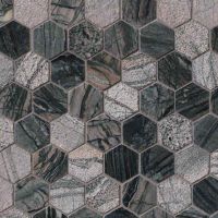 Henley 2" Hexagon Multi Finish Floor And Wall Tile