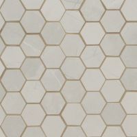 Sande Ivory 2" x 2" Hexagon Matte Porcelain Tile