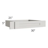 Midtown Light Grey Shaker 30" Vanity Knee Drawer (Trimmable to 24")