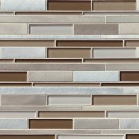 Madison Avenue Glass & Metal Mosaic Wall Tile