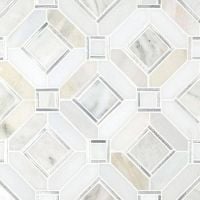 Milano Silver Pattern Backsplash Tile