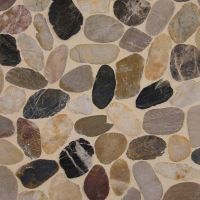 Mix River Pebbles Pattern 10mm Tile