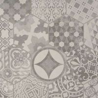 Kenzzi Mixana 7 x 8 Hexagon Encaustic Tile