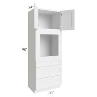 Providence White 33x90 Oven Cabinet