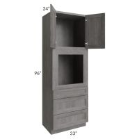 Providence Slate Grey 33x96 Oven Cabinet