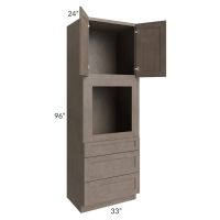 Providence Natural Grey 33x96 Oven Cabinet