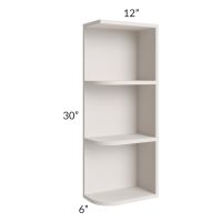 Tuscan Almond Glaze 6x30 Open End Wall Cabinet – Right Opening