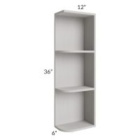 Midtown Light Grey Shaker 6x36 Open End Wall Cabinet – Right Opening