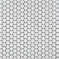 Penny Round Nero 6mm Matte Mosaic Wall Tile