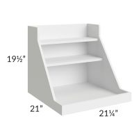 Southport White Shaker Roll Out Pot and Pan Kit for a 24" Base Cabinet