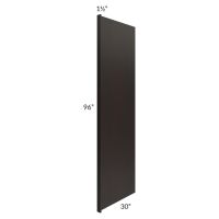 Midtown Java Shaker 30x96 Refrigerator End Panel with a 1-1/2" Return