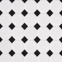 Retro Octagon Bianco 6mm Glossy Wall Tile