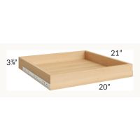 Midtown White Shaker 24" Roll Out Tray