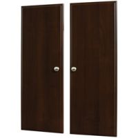 35 Inch Tall Deluxe Doors for Easy Track Closet System - Truffle (Pair)