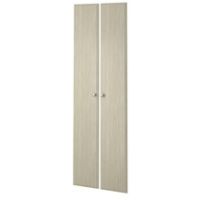 72 Inch Tall Deluxe Doors for Easy Track Closet System - Weathered Grey (Pair)