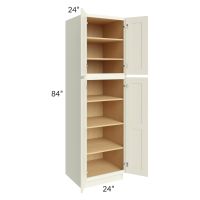 Linen Shaker 24x84x24 Wall Pantry Cabinet
