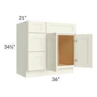 Linen Shaker 36" Vanity Base Cabinet