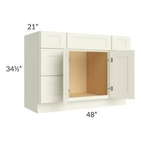 Linen Shaker 48" Vanity Base Cabinet