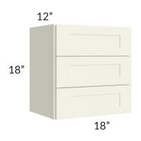 Linen Shaker 18" Vanity Countertop Cabinet