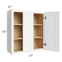 Brilliant White Shaker 27x30 Wall Blind Cabinet