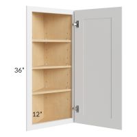 Belfast White 12x36 Wall End Cabinet