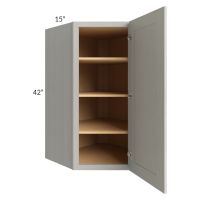 27x42 Diagonal Corner Wall Cabinet