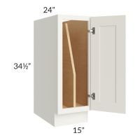 Linen Shaker 15" Full Height Door Tray Divider Base Cabinet