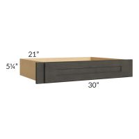 Charcoal Grey Shaker 30" Desk Knee Drawer (trimmable)