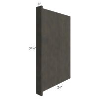 Charcoal Grey Shaker Appliance End Panel