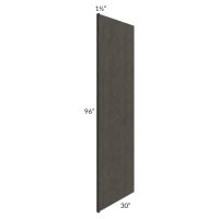 Charcoal Grey Shaker 30x96 Refrigerator Panel with 1-1/2" Stile