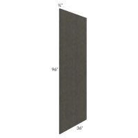 Charcoal Grey Shaker 36x96 Finished Panel (3/4" Thick)