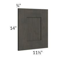 Charcoal Grey Shaker 12x15 Wall Decorative Door