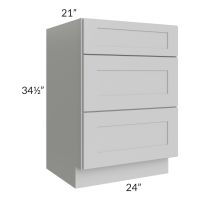 Stone Shaker 24" 3-Drawer Vanity Base Cabinet