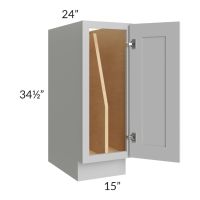 Stone Shaker 15" Full Height Door Tray Divider Base Cabinet