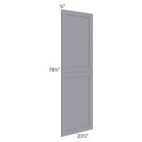 Graphite Grey Shaker 24x84 Tall Decorative Door Set