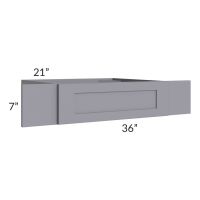 Graphite Grey Shaker 36" Vanity Knee Drawer (Can Be Trimmed)