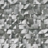 Silver Aluminum 3D Metal Tile