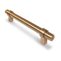Contemporary Metal Pull 6.61" Overall Length in Champagne Bronze