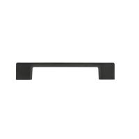 Contemporary Metal Pull 5.03" Center to Center in Matte Black