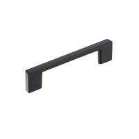 Contemporary Metal Pull 3.77" Center to Center in Matte Black