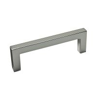 Contemporary Metal Pull 3.78" Center to Center in Polished Nickel